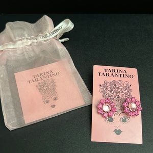 Tarina Tarantino Swarovski Flower Stud Earrings